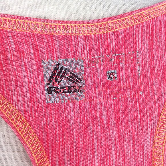 RBX Performance Tank Top Womens Size XL Pink Racerback Scoop Neck Space Dyed - Picture 7 of 7